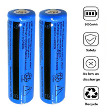4Pcs/Set 18650 Lithium Battery 3.7V Li-ion Rechargeable For Torch Headlight NEW picture