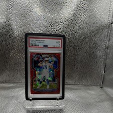 Panini 2020 Prizm Justin Herbert #325 Red Ice Prizm RC PSA 9 Chargers picture