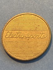 VINTAGE RARE ELECTRO SPORTS VIDEO GAME ARCADE TOKEN (OBSOLETE) - LOOK picture