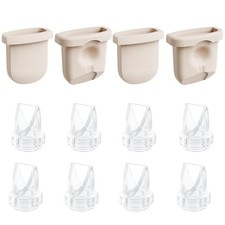 12pcs Breast Pump Parts for eufy S1 Pro/S1/E10/E20, 8 Valves & 4 Diaphragms picture