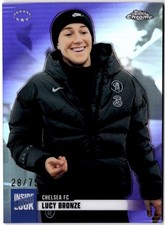 Lucy Bronze 2025-26 Topps Chrome Women's Inside Look Purple Chelsea #28/75 picture