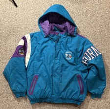 Vtg Starter Charlotte Hornets NBA Puffer Jacket. Size XL. picture