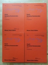 Haydn Klaviersonaten - Wiener Urtext - 4 Volume Set: 1a 1b 2 3 - Piano Sonatas picture
