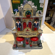 Lemax Mary's Christmas Boutique Illuminated Village Building Resin 2018 picture