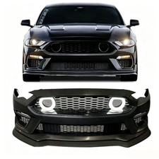 Front Bumper Conversion Replacement Kit For 2018-2023 Ford Mustang GT500 Style picture