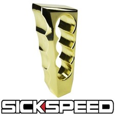 24K GOLD KNUCKLE BUSTER SHIFT KNOB FOR AUTO/AUTOMATIC SHIFTER 8X1.25 K49 picture