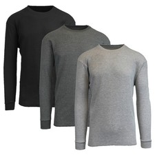 Mens Long Sleeve Shirts Thermal T-Shirt Slim Fit Crewneck Sweater Pullover picture