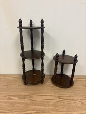 2 Vintage MCM Interpur Etagere Tiered Plant Stands picture