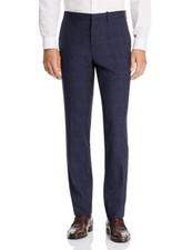 Theory Men's Mayer Tonal Plaid Slim Fit Suit Pants picture