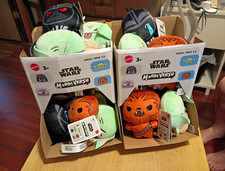 Mattel Star Wars Moodiverse Plush Lot Darth Vader Grogu Chewbacca R2-D2  For All picture