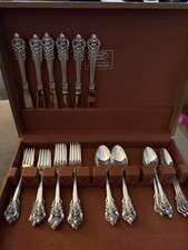 Grande Baroque Sterling Silver Flatware Set - Svc for 6 (30 Pc), Place picture