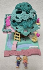 VTG 1994 Polly Pocket Tree House Pollyville Bluebird COMPLETE  picture