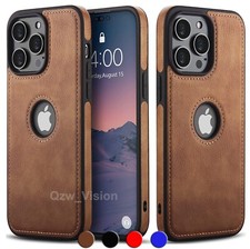 Shockproof Leather Case For iPhone 18 17 16 15 14 Plus 13 12 11 Pro Max picture