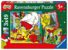 Ravensburger The Grinch Jigsaw Puzzle 3 x 49 Pieces 21 x 21 cm picture
