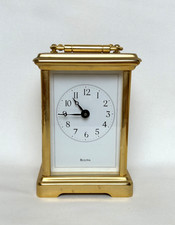 vintage bulova key-wound carriage clock picture