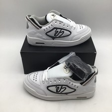 eS Creager Mens Skate Shoes White Grey Black Size 7.5 Retro Chunky Sneakers NEW picture
