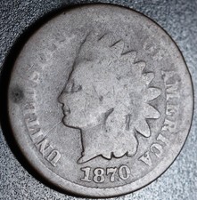 1870 INDIAN HEAD CENT picture