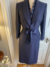 TAHARI ARTHUR S. LEVINE LUXE BLUE SKIRT SUIT-SIZE4-FABULOUSE STYLE-NWOT   picture