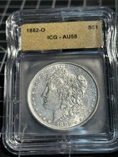 1882-O Morgan Dollar $1 ICG AU58 picture