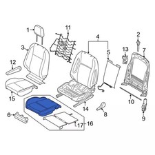 Genuine Ford Seat Cushion Pad LK4Z-9963222-E picture