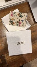 Dior Caro Cardholder Creme Floral embroidered like Leather Women picture
