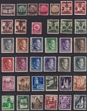 Lot-R Stamp Germany Poland WWII 3rd Reich GG Hitler Architecture 2 Used picture