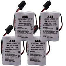 4 x 3HAC044075-001/01 7.2V SMB Battery for ABB Robot CPU ABBTA521 ABB3HAC16831-1 picture