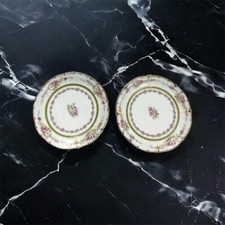 Vtg Limoges France Elite Works Nymphaea Pink Rose 7