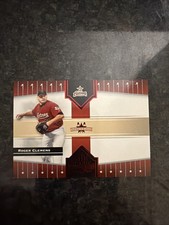2005 Roger Clemens Donruss Champions.  In Red Foil #363 Numbered To 250 picture