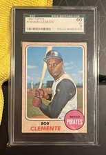 1968 Topps - Roberto Clemente #150 Called Bob on Card SGC-5 picture