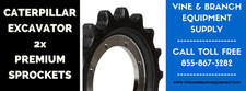 2x PREMIUM CATERPILLAR SPROCKETS 305.5E picture