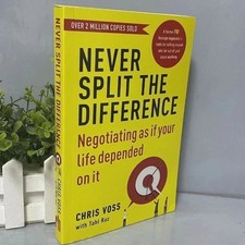 Never Split the Difference By Chris Voss Brand New Paperback -  USA picture