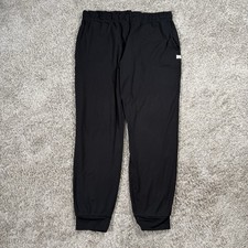 Vuori Performance Jogger Womens Medium Black DreamKnit Sweatpants NO Drawstring picture