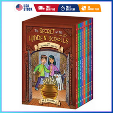 Secret of the Hidden Scrolls Complete Series 9 Book Paperback M J Thomas picture