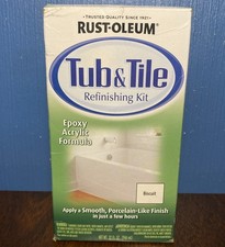 RustOleum 1 Qt Tub & Tile Refinishing 2-Part Kit BISCUIT Epoxy Acrylic, NEW NOS picture