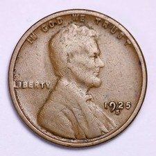 1925-S Lincoln Wheat Cent Penny LOWEST PRICES ON THE BAY   picture