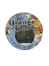 VINTAGE ORANGE CRUSH PORCELAIN SIGN SODA BEVERAGE ADVERTISING SOFT DRINK COLA 6