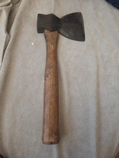 Vintage True Temper No TB2 Broad Hatchet Hewing Axe Forged Steel USA Carpenter picture