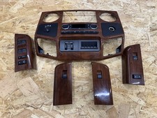 08-10 Ford F350 Super Duty Wood Dash Bezel Trim Window Switches AC/Aux Controls picture