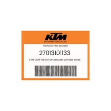 KTM Genuine Front Master Cylinder Cmpl. - 27013101133 picture