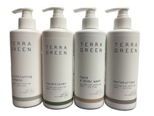 Terra Green WHITE TEA Collection Shampoo Conditioner Body Wash Lotion Set 4 PACK picture
