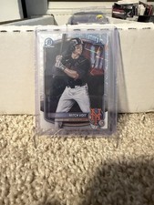 Mitch Voit 2025 Bowman Draft #BDC-71 1st Laser Refractor picture