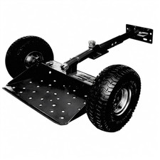 Jungle Jim's Jungle Wheels Lawn Mower Sulky Black, Stand-On, 10-Inch Wheels picture