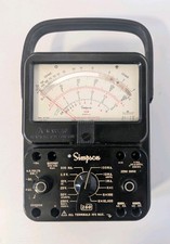 Simpson 260 Series 8P Volt-Ohm-Milliamp Meter with Case and Probes picture