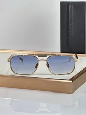 Cazal Vintage Navigator Sunglasses Gold Frame Blue Gradient Lens Fashion Glasses picture