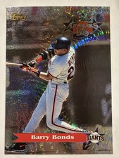 1997 Topps BARRY BONDS #AS12 All-Stars Insert - Fireworks Foil Refractor picture