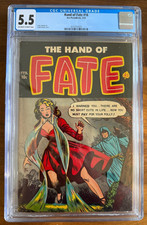 THE HAND OF FATE #16 CGC 5.5 Pre-Code Horror Ace Periodicals 1953 Golden Age picture
