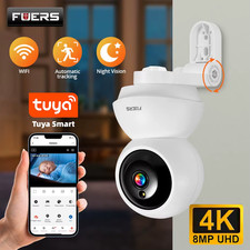 4K 8MP IP Camera With Adjustable Bracket Tuya Smart Home WiFi Wireless Surveilla picture