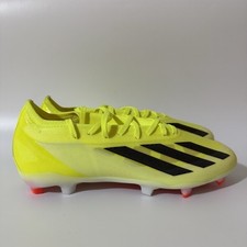 adidas $150 Men’s 7.5 X CRAZYFAST PRO FG SOCCER CLEATS Solar Yellow IG0601 NEW picture