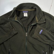 Vintage Patagonia M's Radiant Jacket Medium Green Full Zip Polartec Fleece picture